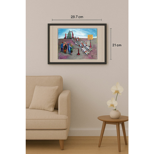 Mehrdad Samadi Zakaria 29x21cm Original Cartoon BOD00001