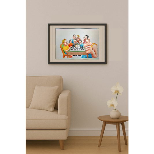 Romanov Vladimir 40x30cm Original Cartoon BOD00191