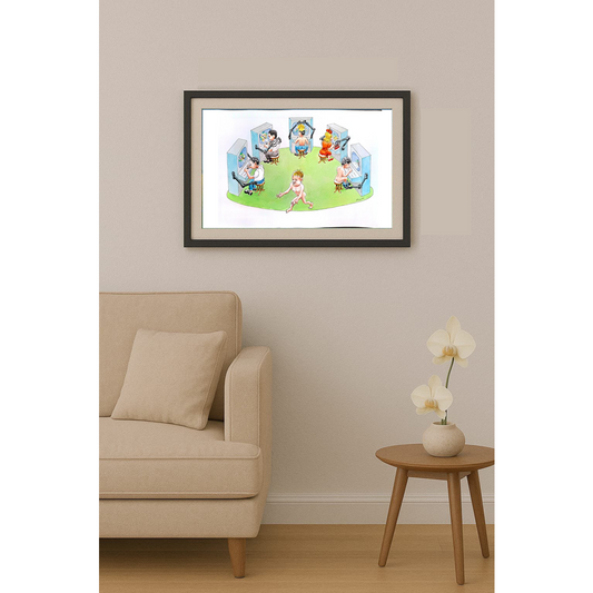 Romanov Vladimir 40x30cm Original Cartoon BOD00192
