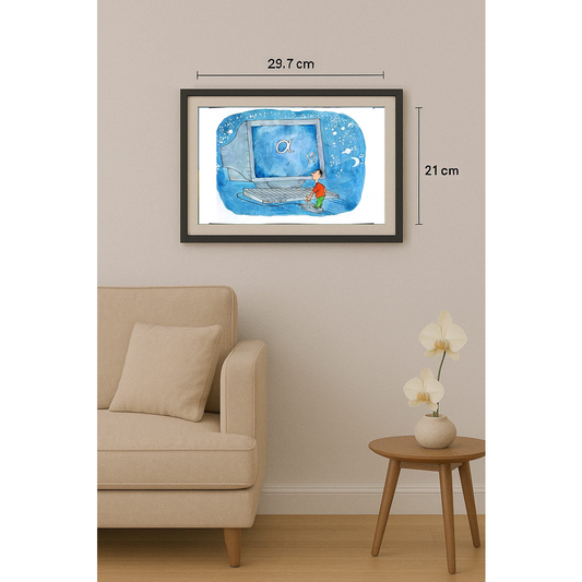 Aurel Stefan Alexandrescu 29x21cm Original Cartoon BOD00262