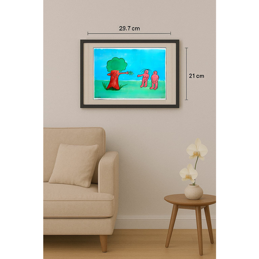 Marjan Rezaie 29x21cm Original Cartoon BOD00380
