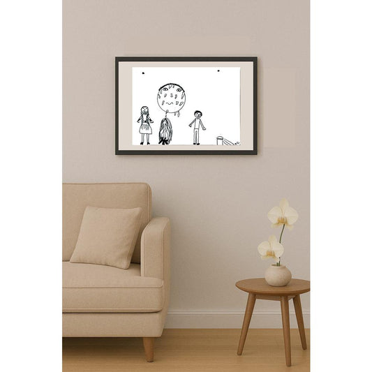 Melis Yazıcı 29x21cm Orijinal Karikatür BOD00788