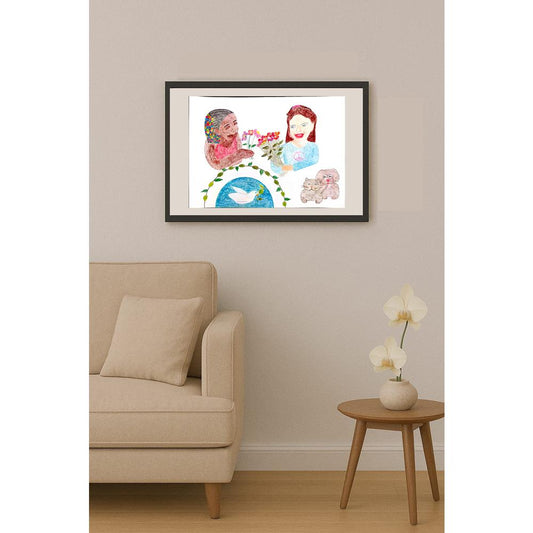 Burcu Mit 29x21cm Orijinal Karikatür BOD00837