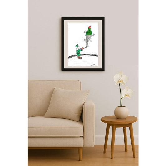 Kerem Övet 43x30cm Orijinal Karikatür BOD00848