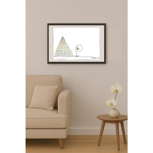 Celal Özusta 43x30cm Orijinal Karikatür BOD00858