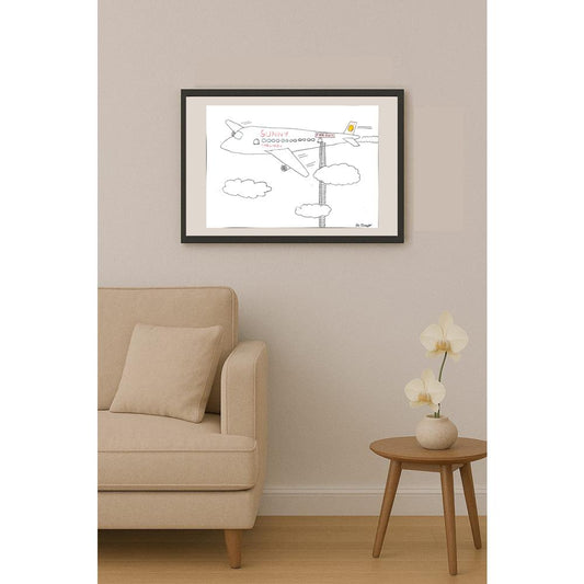 Ali Dinçgör 43x30cm Orijinal Karikatür BOD00859