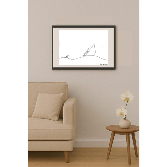 Sinan Ege Koramaz 43x30cm Orijinal Karikatür BOD00864