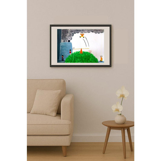 Chau Tsz Man 35x25cm Orijinal Karikatür BOD01022