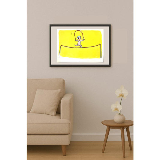 Wang Xile 29x21cm Orijinal Karikatür BOD01396