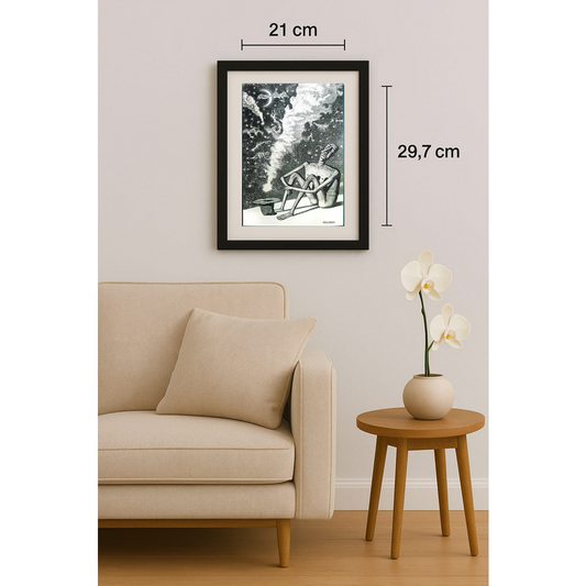 Balabas Victor 29x21cm Orijinal Karikatür BOD01504