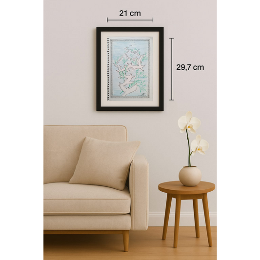 Athina 29x21cm Orijinal Karikatür BOD01956