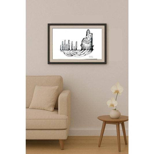 Meret Klıçev 15x13cm Orijinal Karikatür BOD02530