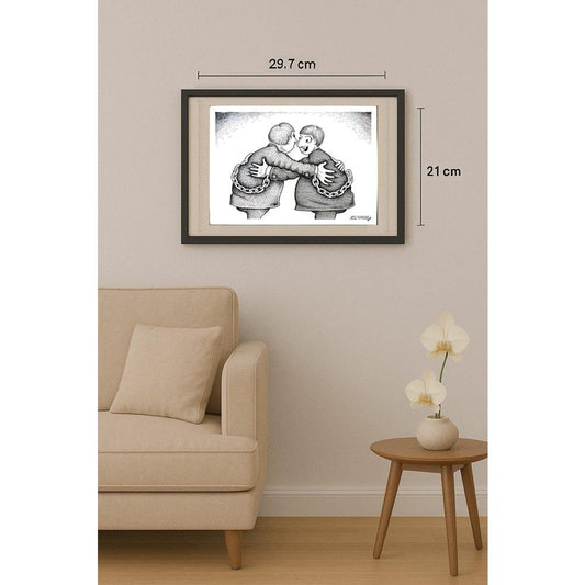 Shmidt Alexander 29x21cm Orijinal Karikatür BOD02978