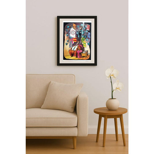 Sait Munzur 43x30cm Orijinal Karikatür BOD03552