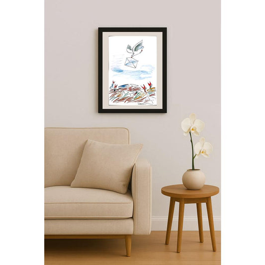 Slobodan Obradovic 29x21cm Orijinal Karikatür BOD03739