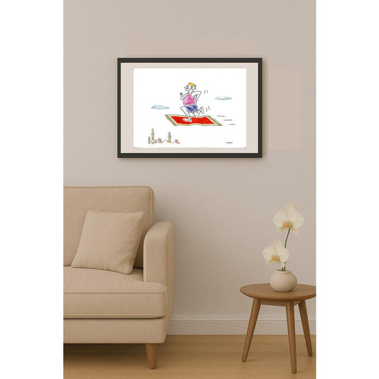 Kemal Özyurt 43x30cm Orijinal Karikatür BOD04453