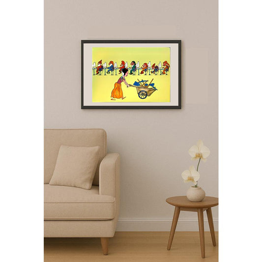 Marian Lupu 29x21cm Orijinal Karikatür BOD05433