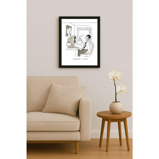 Semiramis Aydınlık 24x22cm Orijinal Karikatür BOD05796