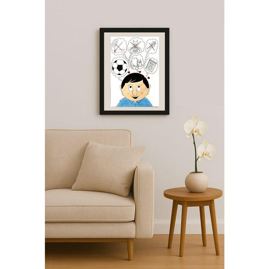 Mostafa Hossein Nia 29x21cm Orijinal Karikatür BOD06143