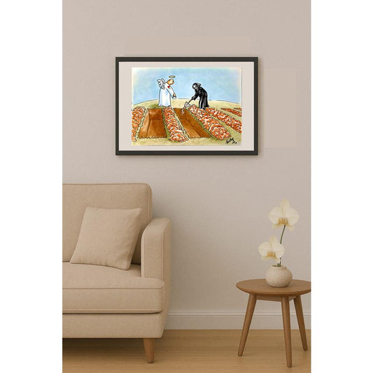 Önder Önerbay 43x30cm Orijinal Karikatür BOD06558