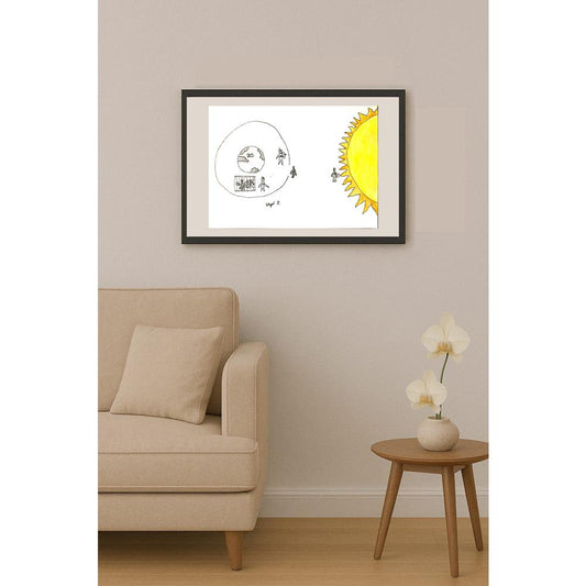 Ertuğrul Korkmaz 29x21cm Orijinal Karikatür BOD06984