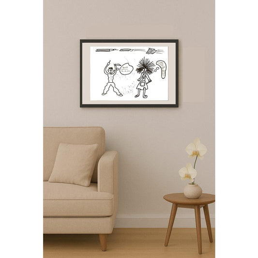Selen Ok 29x21cm Orijinal Karikatür BOD07054