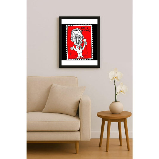 Hayati Boyacıoğlu Kişiye Özel Sertifikalı Sınırlı Fine Art Karikatür Baskı CAD00086