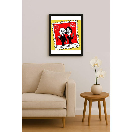 Hayati Boyacıoğlu Kişiye Özel Sertifikalı Sınırlı Fine Art Karikatür Baskı CAD00095