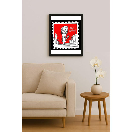Hayati Boyacıoğlu Kişiye Özel Sertifikalı Sınırlı Fine Art Karikatür Baskı CAD00119