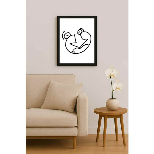 Nezih Danyal Tipler Kişiye Özel Sertifikalı Sınırlı Fine Art Karikatür Baskı NTP00031