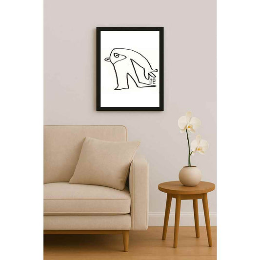 Nezih Danyal Tipler Kişiye Özel Sertifikalı Sınırlı Fine Art Karikatür Baskı NTP00170