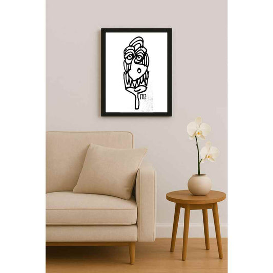 Nezih Danyal Tipler Kişiye Özel Sertifikalı Sınırlı Fine Art Karikatür Baskı NTP00205