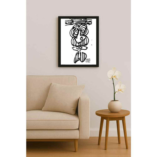 Nezih Danyal Tipler Kişiye Özel Sertifikalı Sınırlı Fine Art Karikatür Baskı NTP00214