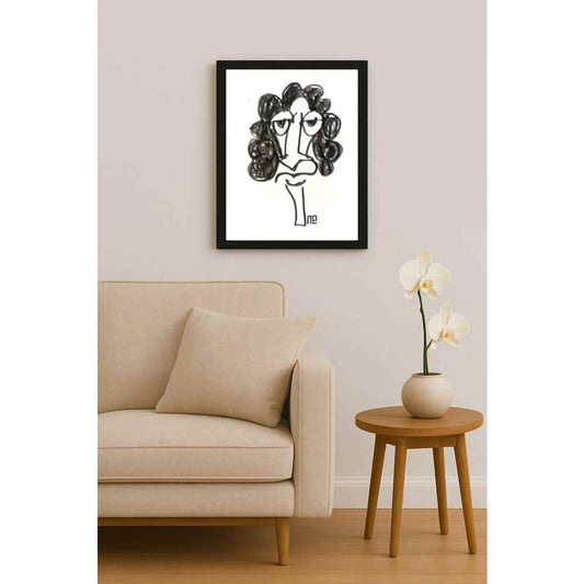 Nezih Danyal Tipler Kişiye Özel Sertifikalı Sınırlı Fine Art Karikatür Baskı NTP00477