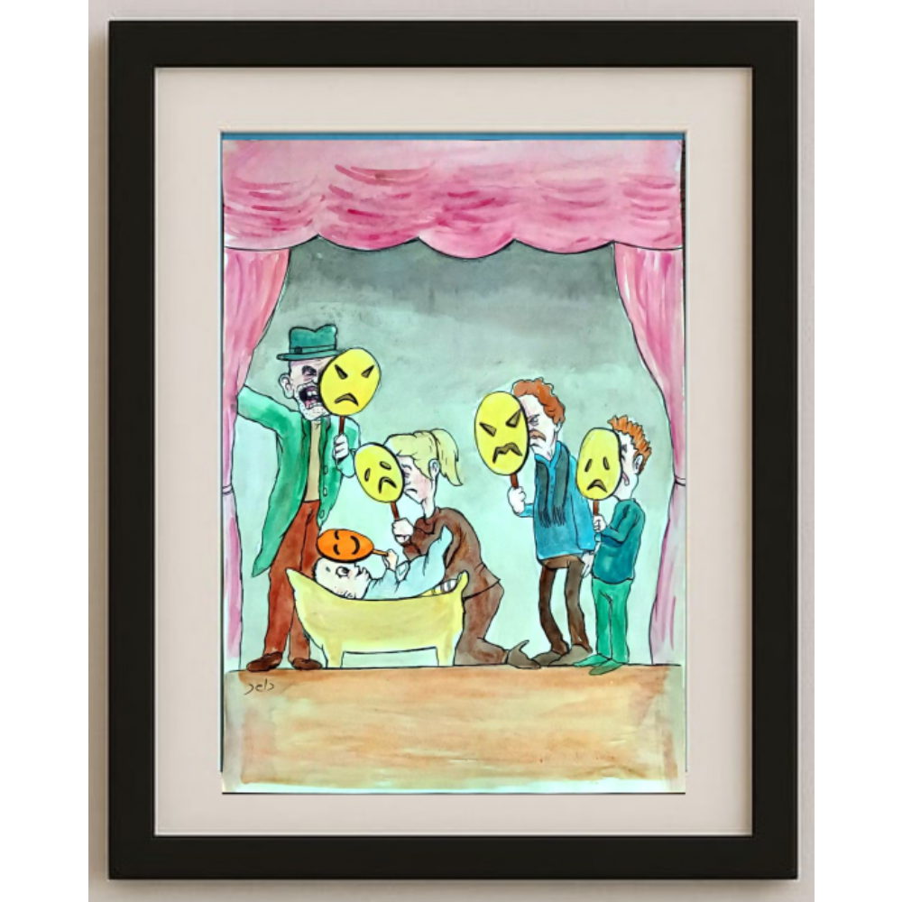 Mehrdad Samadi Zakaria 29x21cm Original Cartoon BOD00001