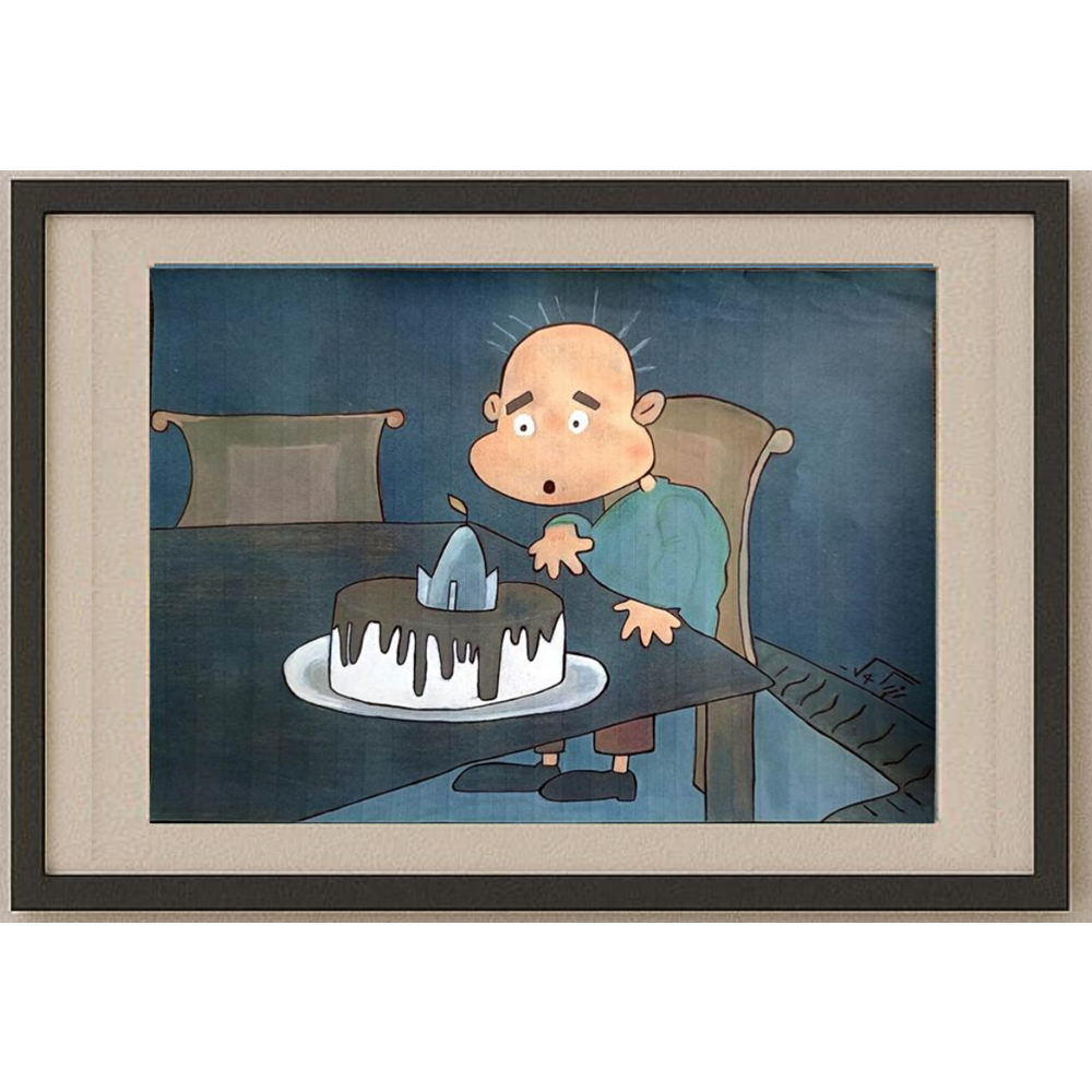 Mehrdad Samadi Zakaria 29x21cm Original Cartoon BOD00001