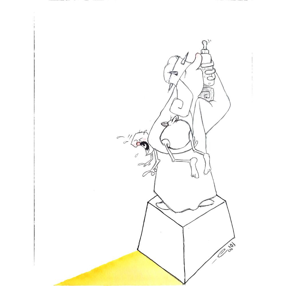 Mehrdad Samadi Zakaria 29x21cm Original Cartoon BOD00001