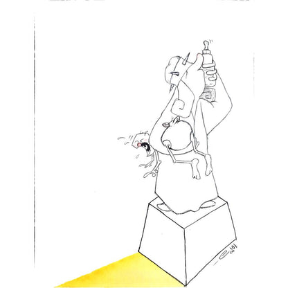 Mehrdad Samadi Zakaria 29x21cm Original Cartoon BOD00001