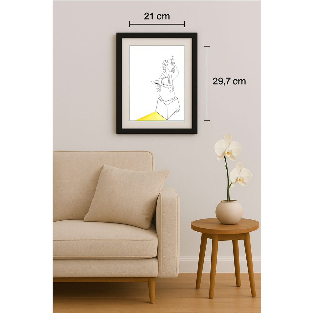 Mehrdad Samadi Zakaria 29x21cm Original Cartoon BOD00001