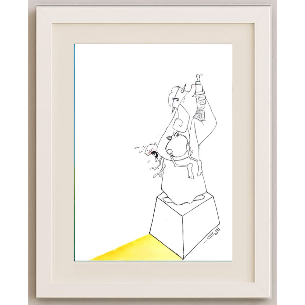 Mehrdad Samadi Zakaria 29x21cm Original Cartoon BOD00001