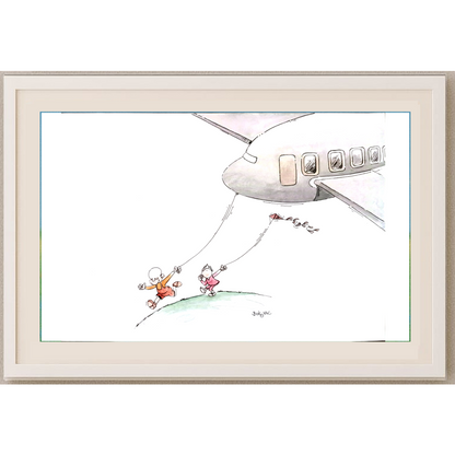 Milan Bukovac 29x21cm Orijinal Karikatür Tablo BOD00020