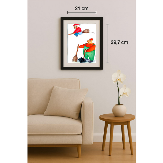 Mehrdad Samadi Zakaria 29x21cm Original Cartoon BOD00001