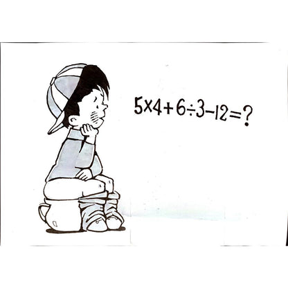 Zhu Genhua 29x21cm Orijinal Karikatür Tablo BOD00066