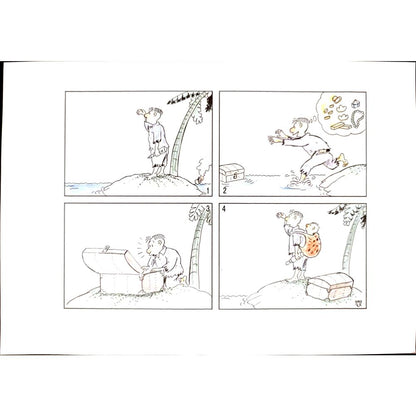 Lui Miao 29x21cm Orijinal Karikatür Tablo BOD00070