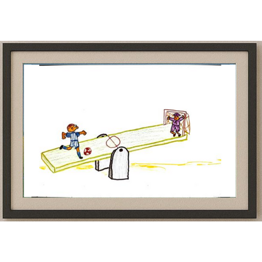 Dusan Petrovic 32x21cm Orijinal Karikatür Tablo BOD00088