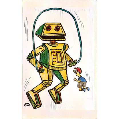 Mileta Milaradovic 19x29cm Original Cartoon BOD00091