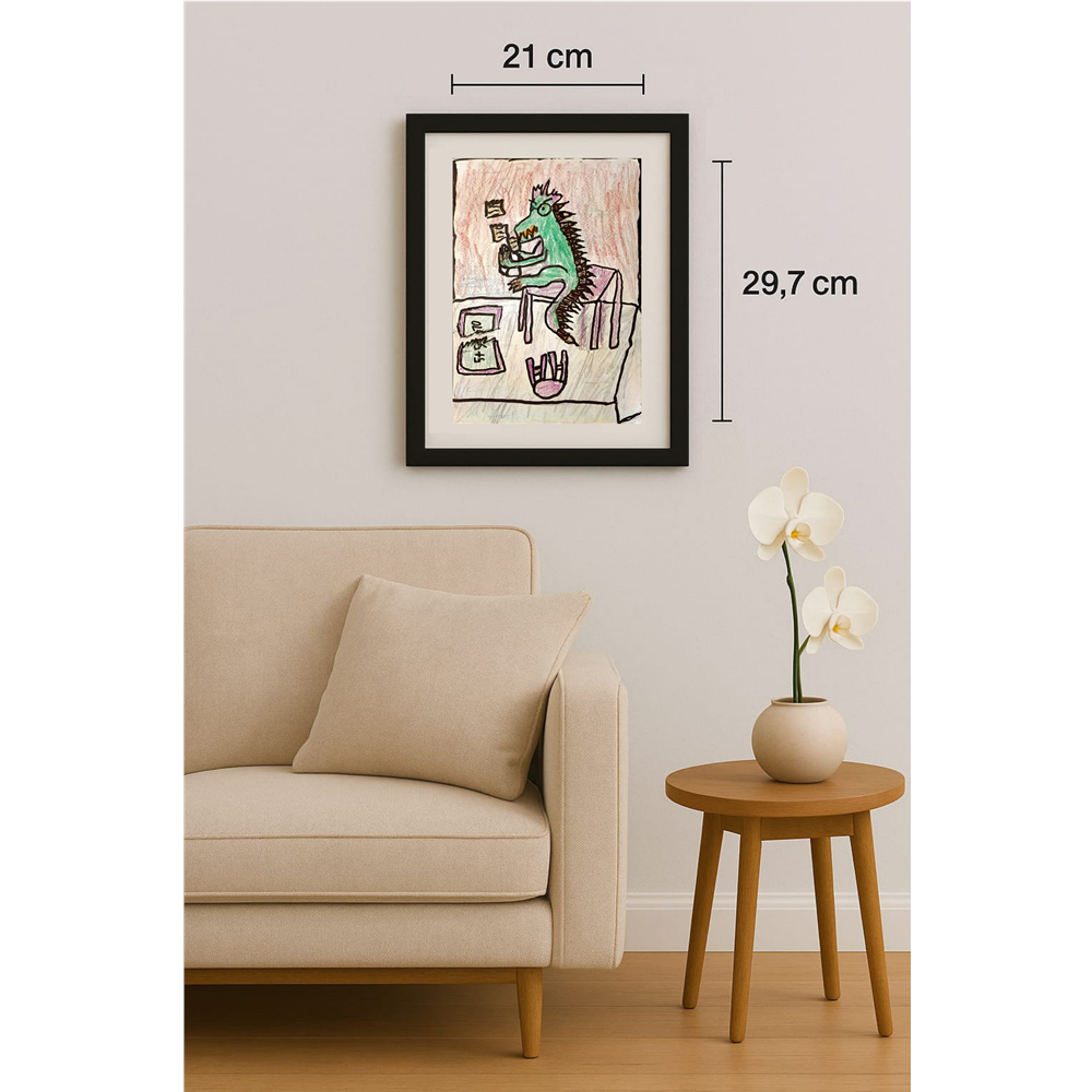 Iva Markovic 29x21cm Original Cartoon BOD00094