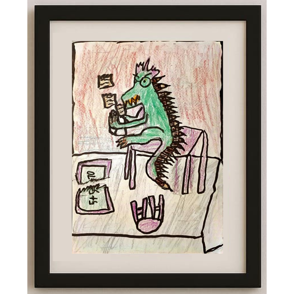 Iva Markovic 29x21cm Original Cartoon BOD00094