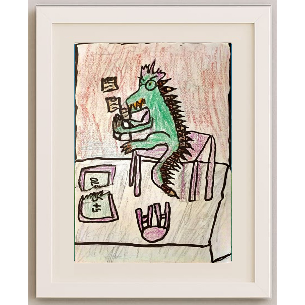Iva Markovic 29x21cm Original Cartoon BOD00094