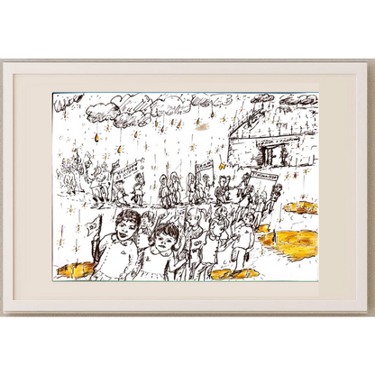 Ferhat Demirbaş 29x21cm Original Cartoon BOD00105